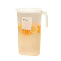 Water Pitcher With Lid Large Capacity Cold Water Pitcher Cold Kettle Refrigerator Ice Beverage Dispenser Refrig Plasticerator