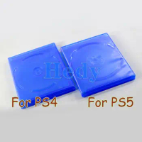 1PC Blue CD Box Discs Storage Bracket Holder for Sony Playstation 4 PS4 PS5 Accessories For PS4 Slim Pro Games Disk Cover Case