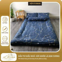 Bọc Nệm Topper, ÁO NỆM (FUKOJI) Cao Cấp Kích Thước 1m/1m2/1m4/1m6/1m8.