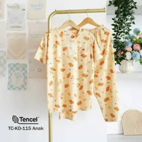 Greet PP Cozy Pajamas Tencel Baju Tidur Anak 2 Capybara Balloons