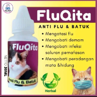 FLUQITA obat flu kucing obat flu batuk kucing Anti Flu Pilek Bersin Kitten Cat 30 ML obat kucing flu