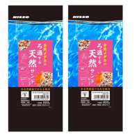 【NISSO 尼索】天然砂 粉色 800ML 2 入(稻田魚將 / 金魚專用)