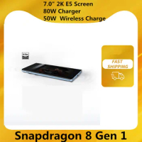 DHL Fast Delivery Vivo X Note 5G Cell Phone Fingerprint Snapdragon 8 Gen 1 OTA 7.0" E5 2K Screen 120HZ 80W Charger 50.0MP Qi