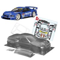 1 10 Rc Drift Body GTR R34 Clear PC Body Shell 258mm Wheelbase for On-Road Chassis MST 3R Racing Xpress LC PTG-2R Tamiya TT02