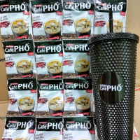 Cafe đen đá Maccoffee Cafe Phố - 35 gói lẽ tặng 1 ly kim cương siêu đẹp