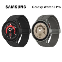 【最高22%回饋】Samsung Galaxy Watch5Pro(R920)45mm-贈送彈性錶帶不挑色【限定樂天APP下單】