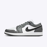 Nike Air Jordan 1 Low 553558-152 男 休閒鞋 AJ1 皮革 低筒 喬丹 鐵灰白