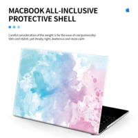 DIY Laptop Case Macbook Sleeve HD Printing Hard Shell Originality Case For Macbook Air M1 A2337 A2338 Pro14 A2442 Colourful Case