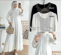 Diskon Gamis Brandmall I Abaya Motif Bordir I NISRIN ABAYA CB