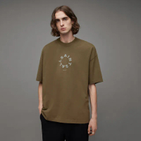 【ALLSAINTS】TIERRA 短袖T恤TEA LEAF GREEN MG294Y(舒適版型)