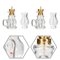 Retro Oil Lamps Lanternative Wedding Decorates Oil Lamps Retro Changming Lamp Glass Worshipping Buddha Lamp Oil Lamp