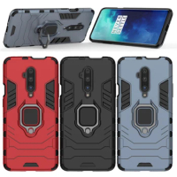 For OnePlus 7T PRO Finger Ring Holder Case For OnePlus NORD Shockproof Hard Shell Military Case For OnePlus 7 Pro