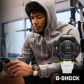 CASIO GBD-H1000-1A7 G-SQUAD 太陽能GPS衛星心率運動錶 - 55mm黑X白