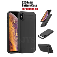 KQJYS 6200mAh External Power Bank Battery Charger Cases for iPhone XR Portable Battery Charging Case for iPhone XR Battery Case