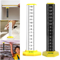 Equal Height Horizontal Positioning Ruler Aluminum Alloy Tile Laying Horizontal Line Leveling Tool Equal Height Gradienter Stick