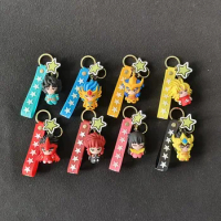 Anime Saint Seiya Figure Keychain Knights Of The Zodiac Car Key Chain Key Ring Keyring Phone Bag Ornament Fashion Jewelry Gifts
