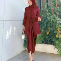 One Set Jemma One Set Rok Lilit Set Rok Lilit Outer Pakaian Set maron International ​- One Size