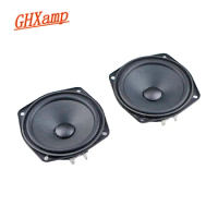 Recommend GHXAMP 4.5inch 119mm Paper Basin Rubber Edge Neodymium Magnet Vocal Horn HiFi 4ohm 15W 1Pairs