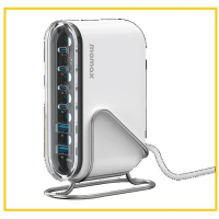 MOMAX 六輸出桌面充電器 1-CHARGE FLOW+ 6-PORT GAN CHARGER 120W UM55UKW