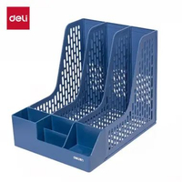 Deli File Box / File Tray / File Organizer / Rak Box / Rak Penyimpanan Pena / Rak File Bahan Plastik