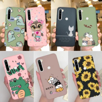 Phone Case For Xiaomi Redmi Note 8 8T 8 Pro Cartoon Dinosaurs Cute Cat Silicone Cover Protective Coque For Note8 8 T 8Pro Funda