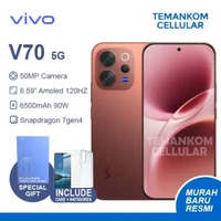 Vivo V70 5G BARU 24GB RAM 12/256 12GB + 12GB Extend RAM 256GB NFC 2026 vivo terbaru murah Bonus Gara