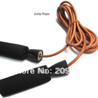 Leather Jump Rope Pro Speed Jumping Boxing Fitness Skipping Rope Adjustable Free Shipping