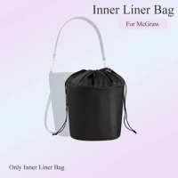 Nylon Purse Organizer Insert for Tory Burch McGraw Bucket Bag Durable Inner Liner Bag Storage Bag Handmade Drawstring Bag