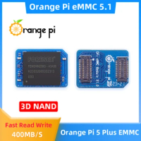 Orange Pi EMMC Module for OPI 5 Plus Board EMMC5.1 400MB/S Fast Read Write Speeds compatible for Tablet OTT Smart Phone TV