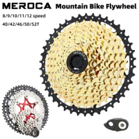 MEROCA Mtb Cassette 12 11 10 9 8 Speed Bicycle Ratchet HG 12V 11V 10V 9V 8V Mountain Bike Sprocket 42/46/50/52T Hollow Freewheel