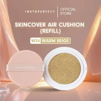 Instaperfect Skincover Air Cushion SPF 50 PA++++ Transfer-Resistant Bedak Cair Wardah Tahan Lama Ref