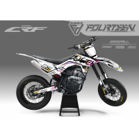 STICKER DECAL CRF SUPERMOTO PUTIH