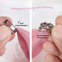 30pcs Brooch Stopper | Safety Brooch Cover Pin Tudung Pins