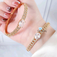 Clue Xuping Aksesories Gelang Bangle Ulir Permata Satu Perhiasan Xuping Cxb08072509 gelang  fashion 