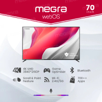 Megra webOS TV 70 Inch Smart TV 4K UHD TV Bluetooth 5G AI Voice Control LED TV Powered By webOS T900