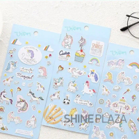 Dreamy Unicorn Deco Stickers - Stiker Lucu