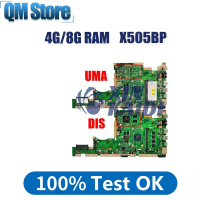 โน้ตบุ๊คเมนบอร์ดสำหรับ  Vivobook X505BA X505BP A505B F505B V505B 8G-RAM แล็ปท็อปเมนบอร์ด A4 A6 A9 CP