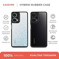 Cassion Hybrid Rubber Black 5.0 Case Poco F5 F6 Pro X6 Pro Redmi Note 12 13 Pro 4G 5G Mi 13T 14 15 P
