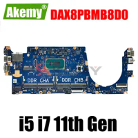 DAX8PBMB8D0 For HP Probook 430 G8 Notebook Mainboard with i3 i5 i7 11th Gen CPU Motherboard