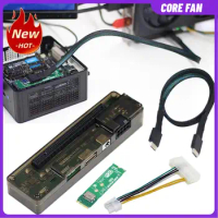 EXP GDC OCuLink GPU Dock PCIe 4.0 X4 GPU Dock External Discrete Graphics Card Base for Mini PC Laptop To External Graphic Card