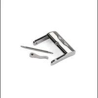 FKMBD 20mm Stainless Steel Pin Buckle For Breitling Watchband Silver Polished Metal Accessory Clasp