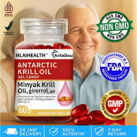 100% Asli Krill Oil Antartika ️ | 100%  120 Kapsul Astaxanthin - Meningkatkan Sirkulasi Darah 0 Sukr