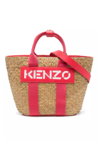 Kenzo Kenzo Small Kenzo Logo Shoulder Bag for Women in Coral