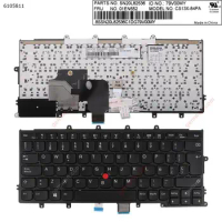 SP Laptop Keyboard for Thinkpad X240 X 250 X 260 Black Frame with Point