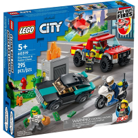 樂高LEGO 城市系列 - LT60319 消防救援和警察追捕行動