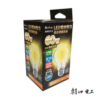 朝日電工 A602-6.5 6.5W LED燈絲燈泡E27 全電壓 (黃光)