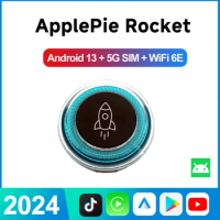 ApplePie Rocket Android 13 QCM 6490 Android Ai Box 8+128G Qualcomm 6490 Support HDMI 5G SIM Card WiFi6 Apple Pie Rocket