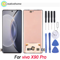 LCD Screen For VIVO X90 Pro AMOLED Material Phone Display and Digitizer Full Assembly Replacement