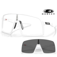 【Oakley】奧克利 SUTRO 亞洲版 全日配戴 隨光變色 運動騎行太陽眼鏡 OO9406A 34 白框變色 公司貨