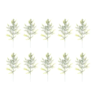10pcs 30.5cm Artificial Pine Leaves Branches Faux Greenery Pine Needle for Craft DIY Christmas Garland Wreath Home Garden Decor